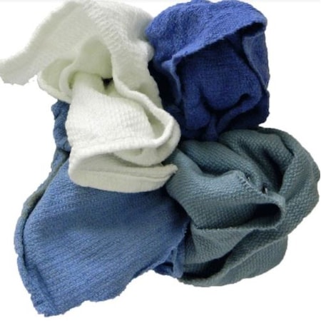 Proclean Sanitized Anti-Bacterial Woven Wiping Cloth Rag, Colored, 1lbs Bag WW99830